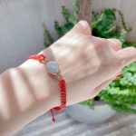 蝋引き紐を使ったブレスレット