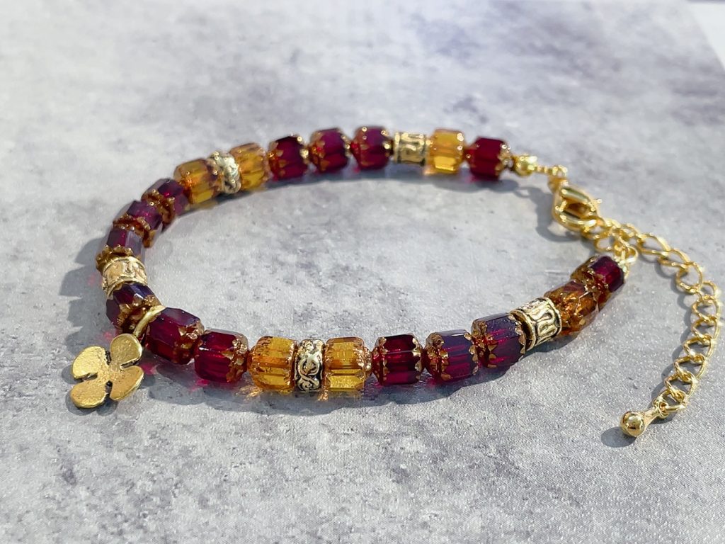 カセドラルで作るアンティーク風ブレスレット